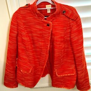 Red / Orange Shabby Chic Jacket